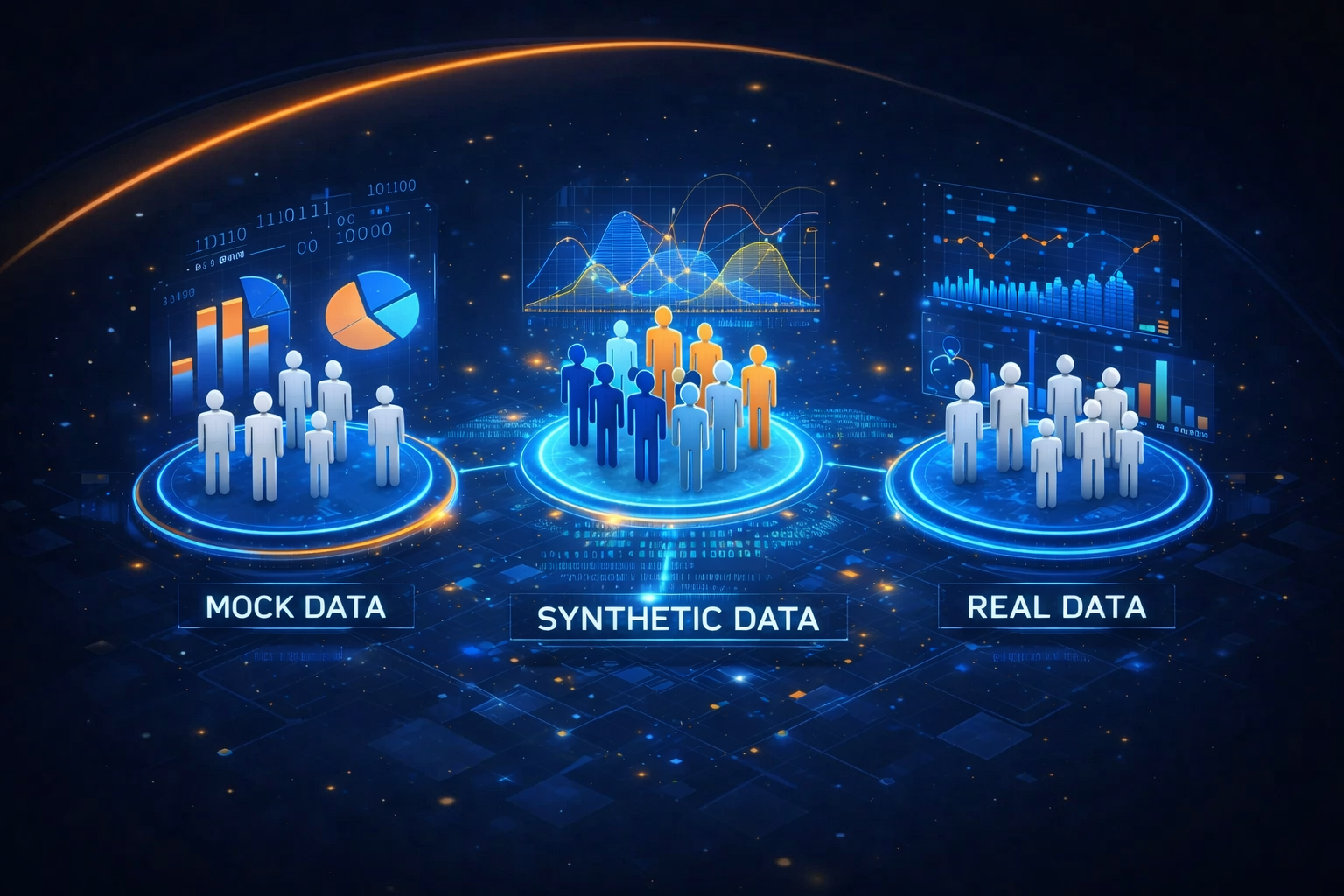 Mock vs Synthetic vs Real Data: What Your Simulation Is Really Based On